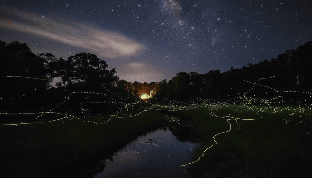 Admire the beauty of the night sky and the sparkling lights of fireflies with the Firefly and Night Wildlife Tour